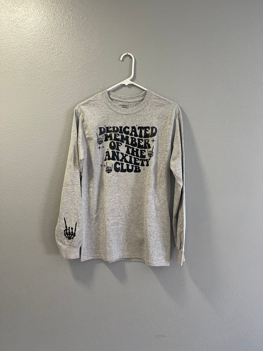 SMALL Anxiety Club Long Sleeve