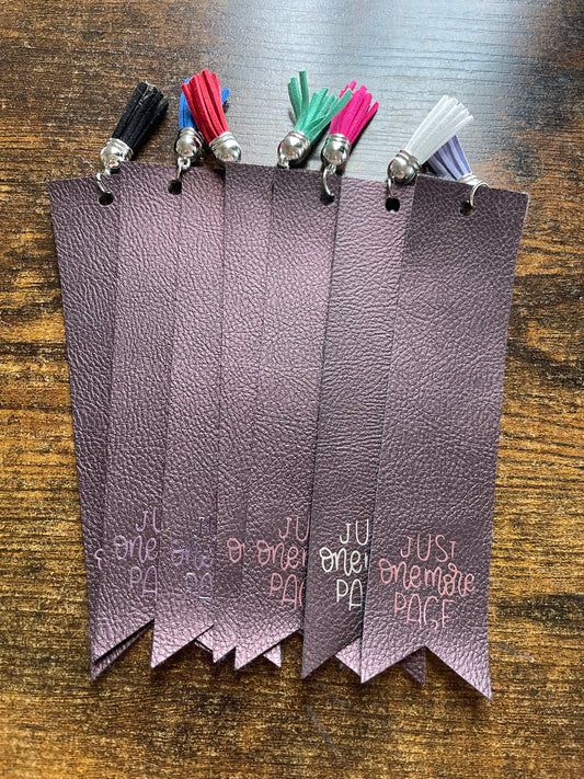 Faux Leather Bookmarks