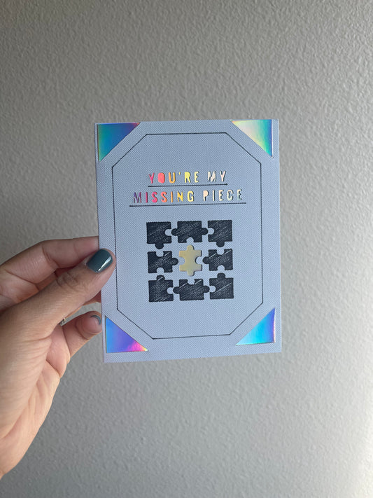 ‘You’re My Missing Piece’ Card