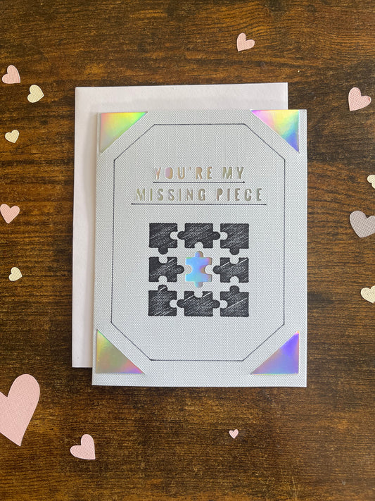 ‘You’re My Missing Piece’ Card