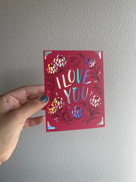 ‘I Love You’ Card